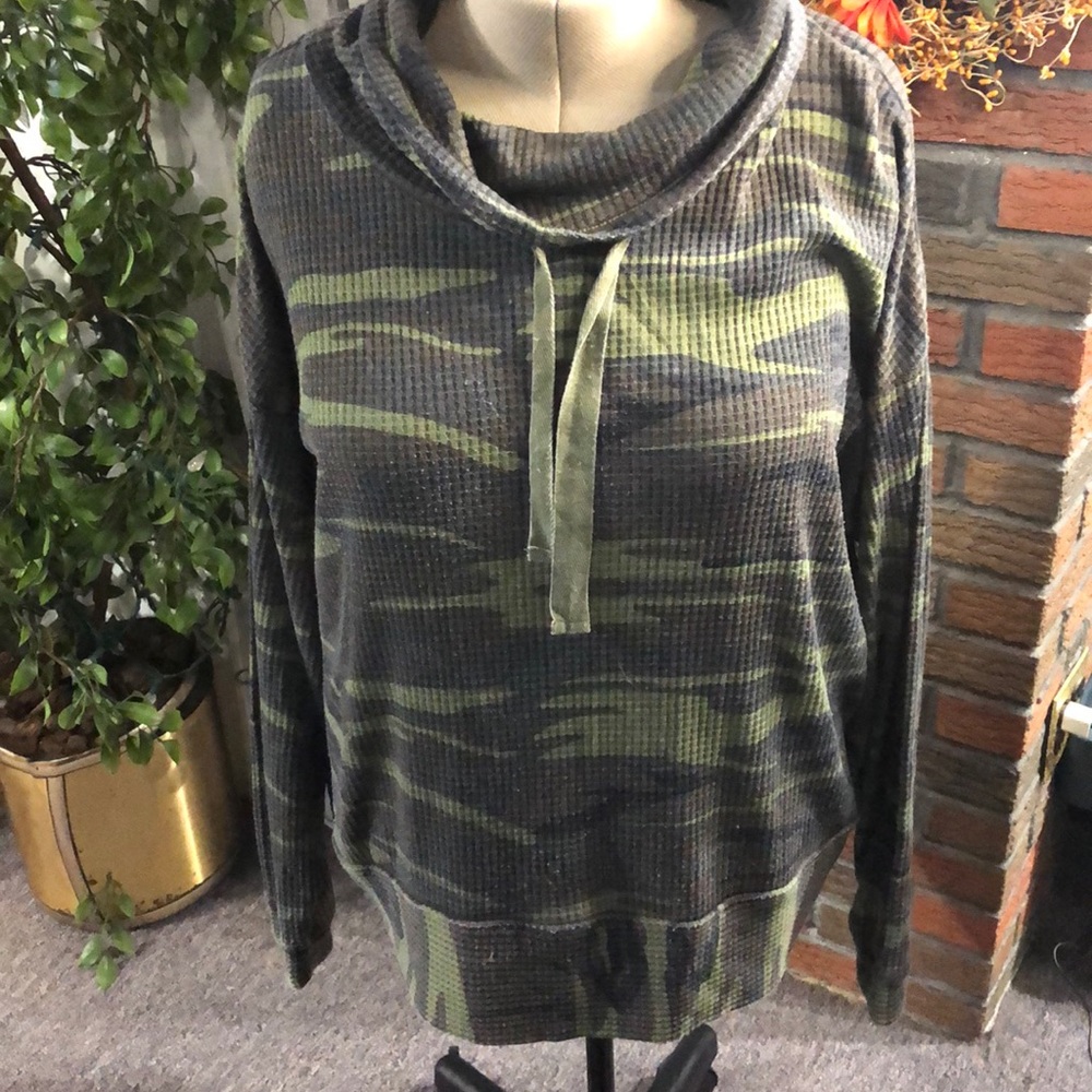 Camo waffle shirt